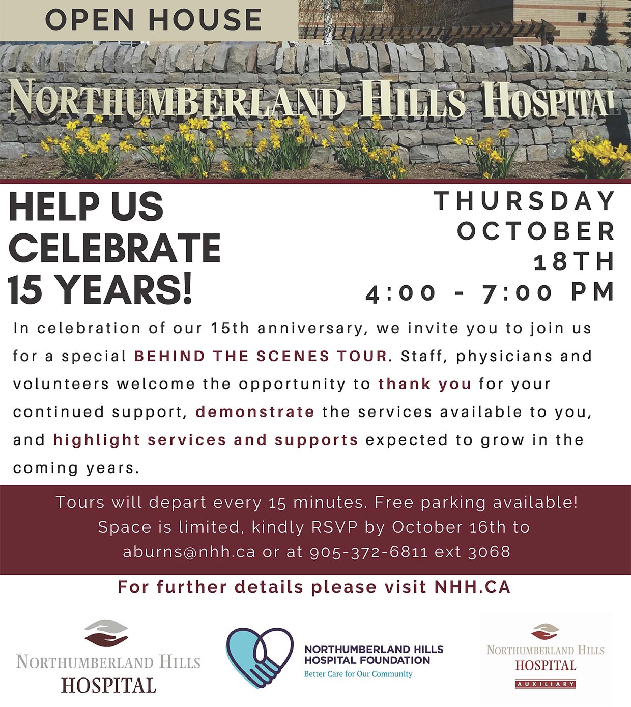 Download the 15th Anniversary Invitation