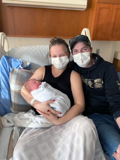 First-baby of 2022 Renna Lisa Bamsey