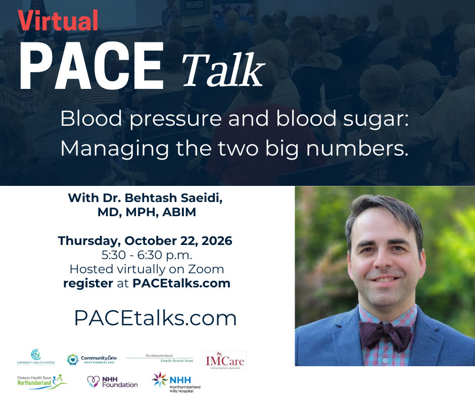 Dr. Behtash Saeidi's PACE Talk October 22, 2026 Dr. Saeidi's PACE Talk October 22, 2026