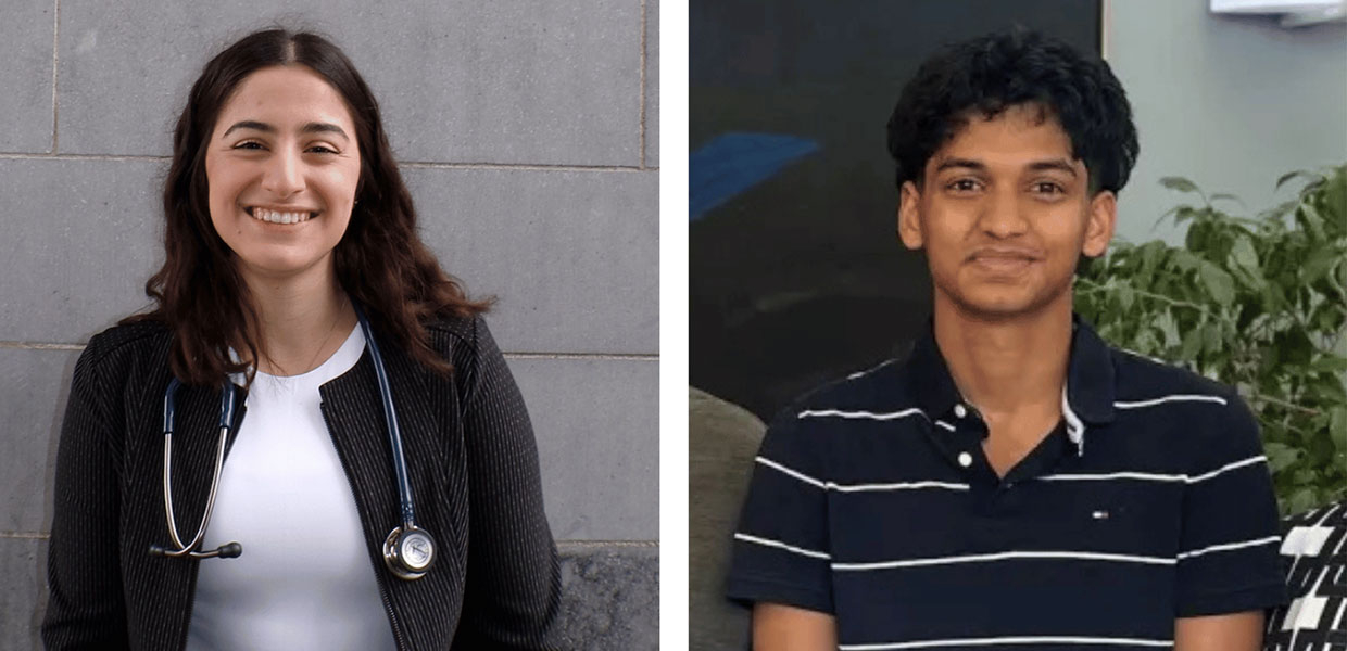 Congratulations to Aya Al-Ali and Vikaash Angusami Subasri, recipients of NHH’s 2026 Health Professions Scholarships