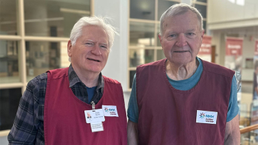 Volunteers 2025    Frank and  Brad