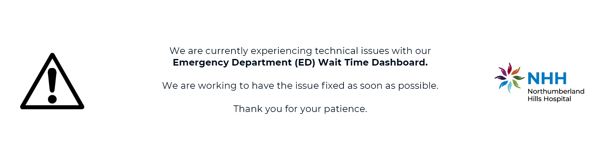 ED  Wait  Times technical issues