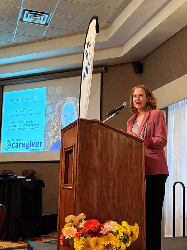 Amy Coupal, keynote speaker at this year's volunteer appreciation event
